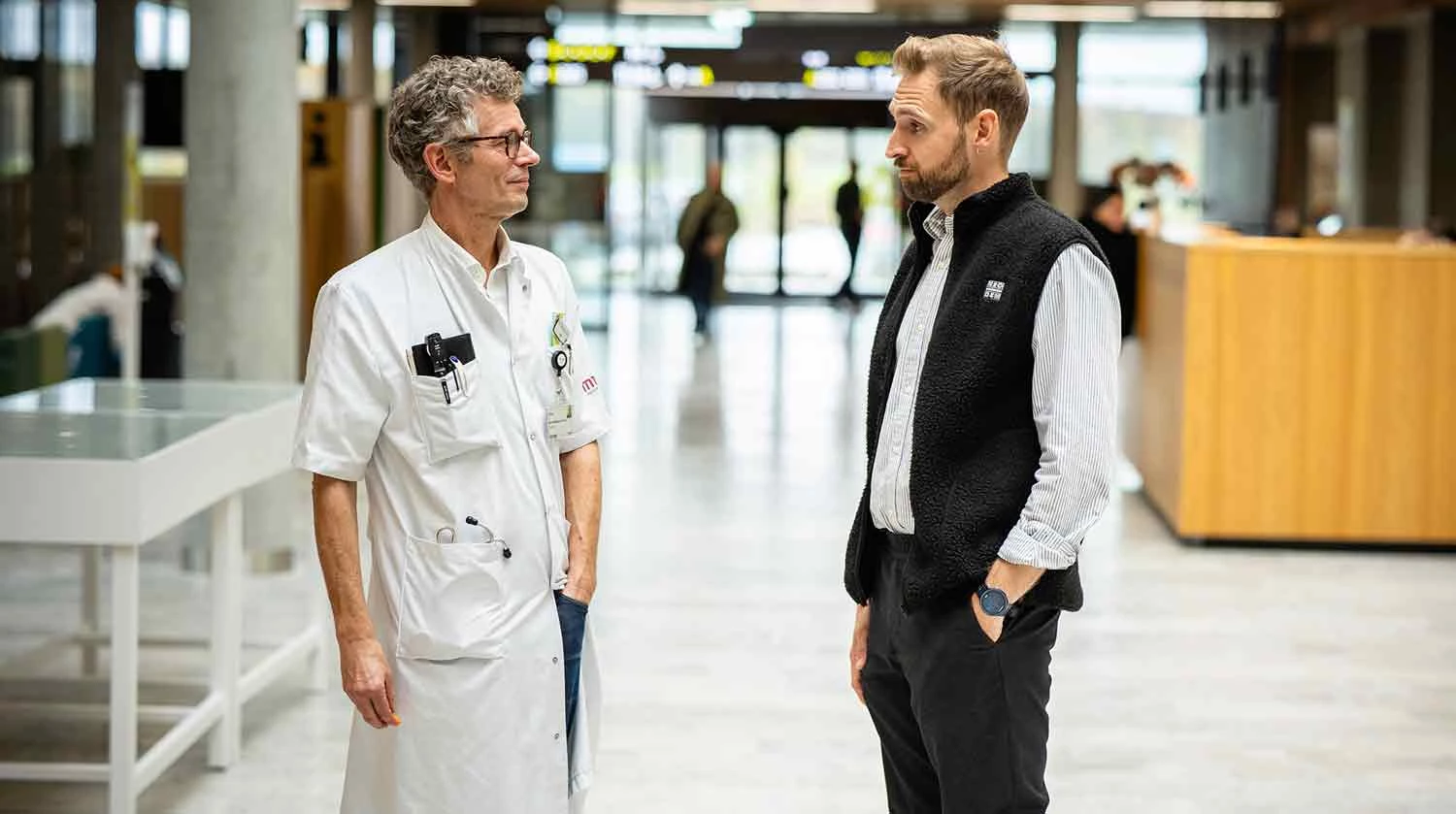 Portræt af Rasmus Møller Jørgensen og Jens Meldgaard Bruun 
