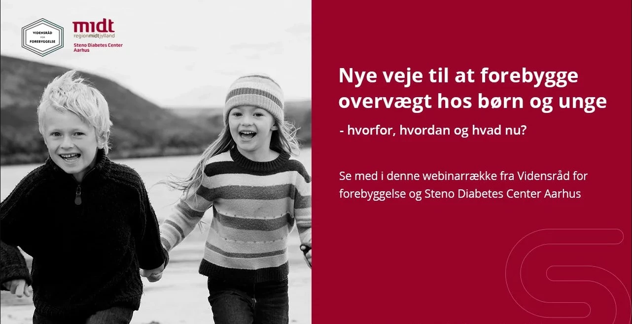 Se eller gense de tre webinarer: Forebyggelse af overvægt blandt børn og unge