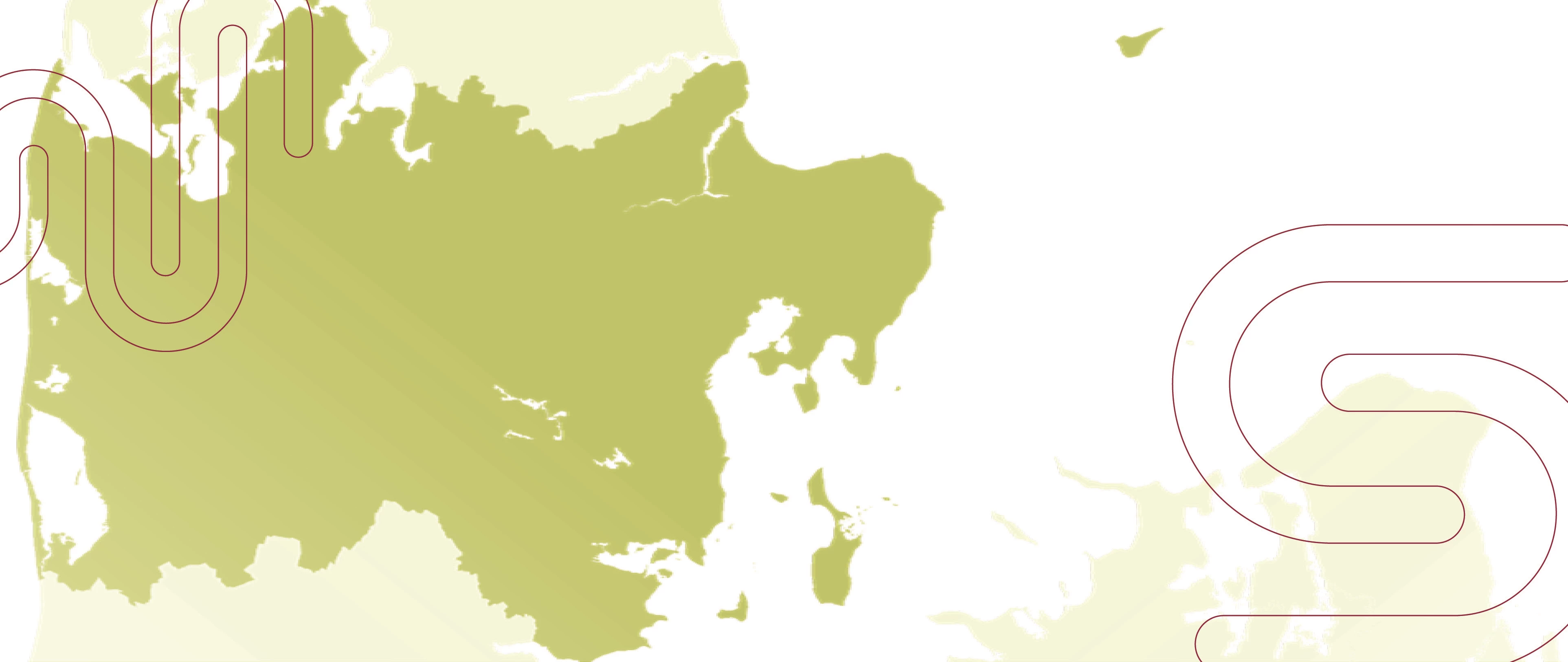 Kort over region midtjylland