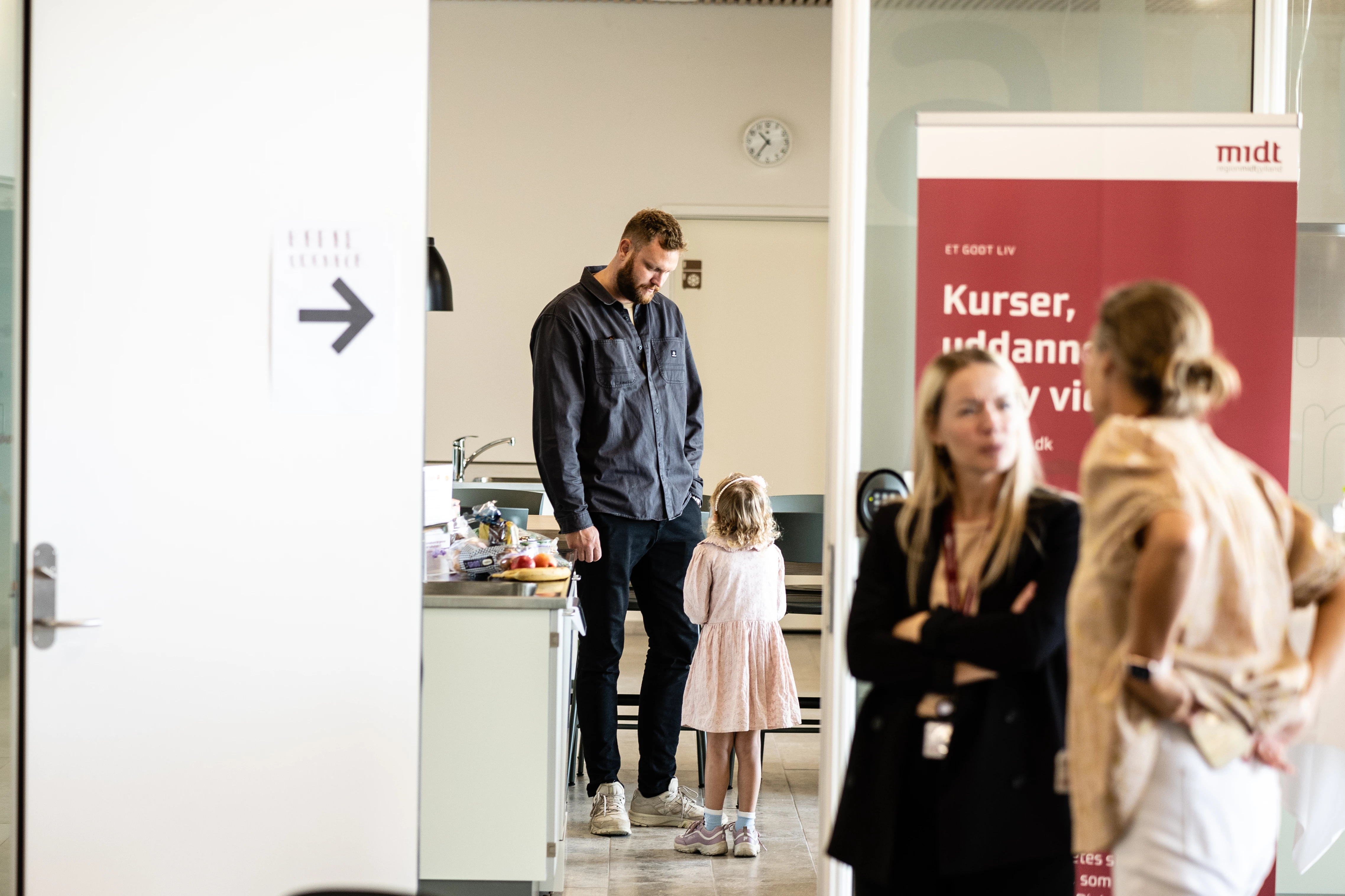 Billeder af mennesker fra åbent hospital