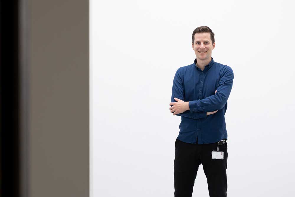 Portræt af Adam Hulman