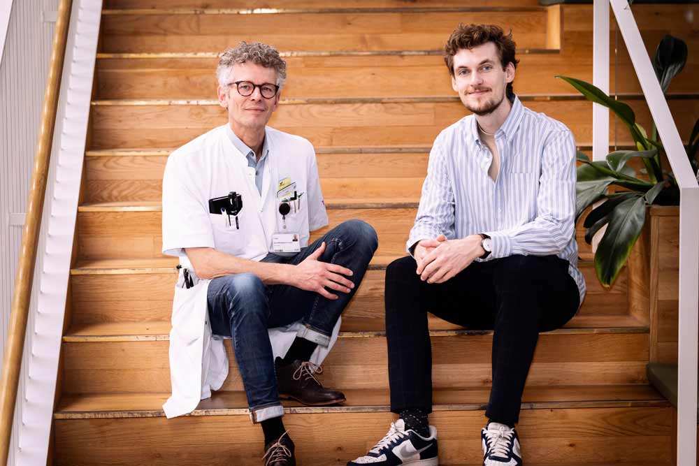 Jens Meldgaard Bruun (tv) og Frederik Kirkemann Jensen