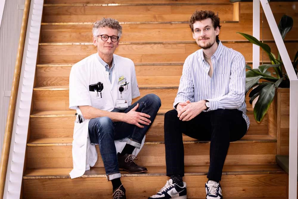 Jens Meldgaard Bruun (tv) og Frederik Kirkemann Jensen