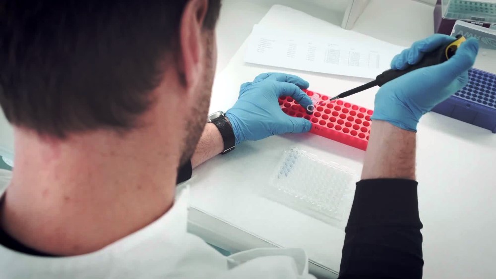 Researcher in laboratory